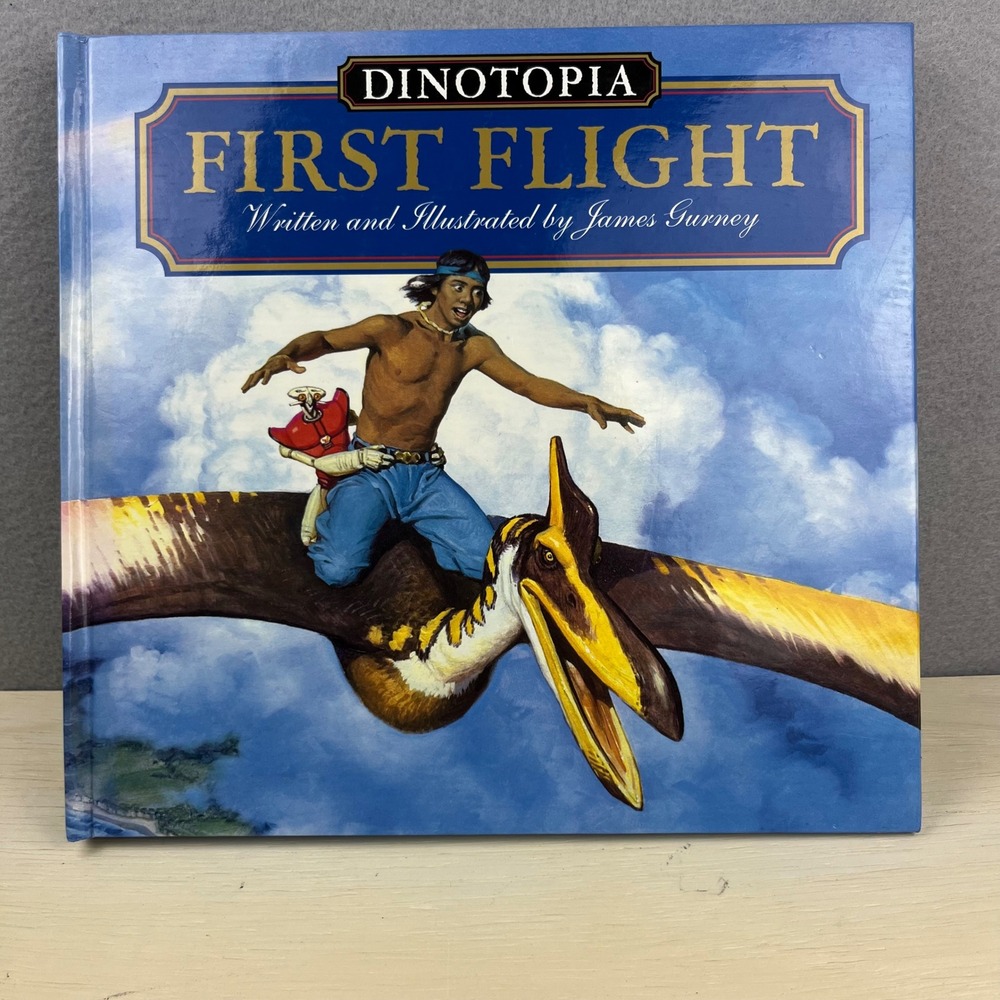 Dinotopia First Flight James Gurney First Edition 1999 Hardcover Board Game